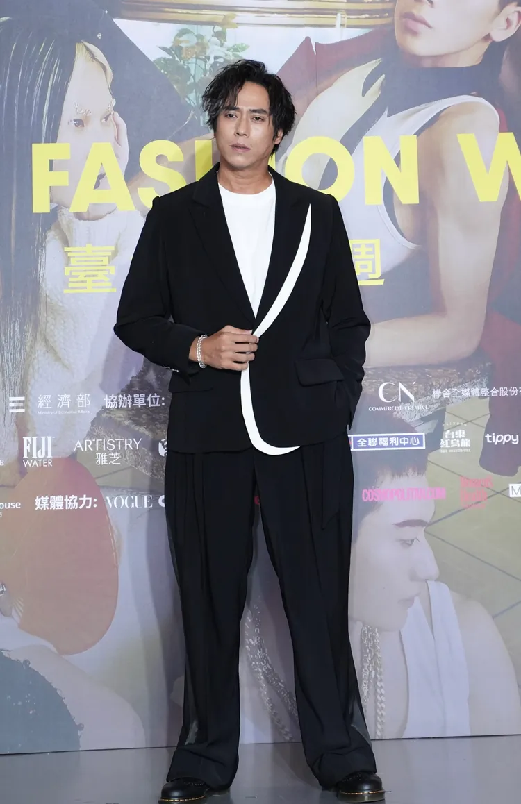 演員莊凱勛出席活動穿搭簡約、時尚。彭欣偉攝