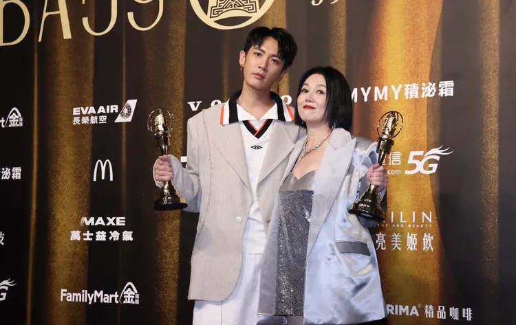 迷你劇最佳男女配角柯震東及苗可麗。莊宗達攝