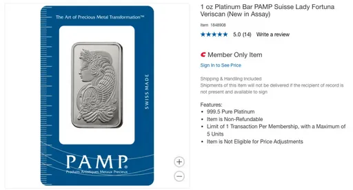 好市多推新商品限購5個 不接受退款退貨