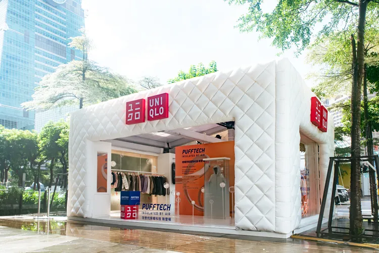 「PUFFTECH輕暖空氣屋擁有蓬鬆外觀。品牌提供