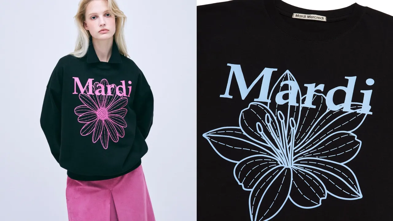 新登場的Ｍardi Mercredi台北旗艦店端出限定款。品牌提供