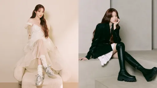 葉舒華時尚美照連發　踩D+AF芭蕾休閒鞋、厚底靴甜酷樣來襲