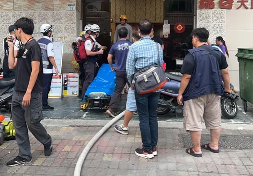 新興區旅館清晨火警！救出4名送醫　1死3傷