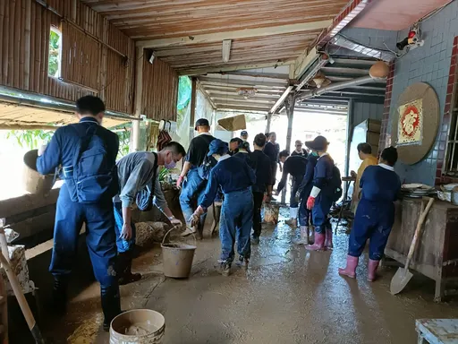 山陀兒颱風重創後社會溫情湧現 三芝各界合力捐錢搶災重建
