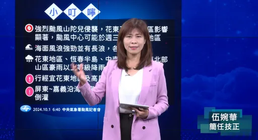 強颱山陀兒「沒什麼動」 氣象署:特別擔心撞進南部