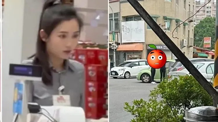 嘉義好市多正妹店員出車禍，所幸人沒事。翻攝threads