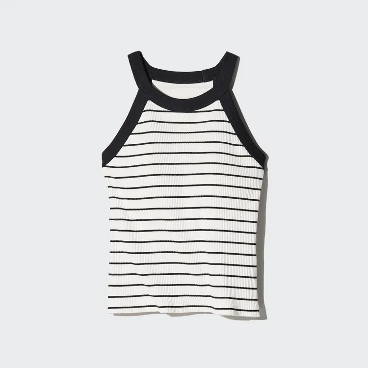 女裝繞頸削肩BRATOP坦克背心（優惠價），590元。品牌提供