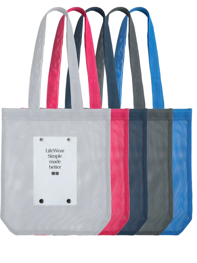 UNIQLO端出只送不賣的多色便攜購物網袋。品牌提供