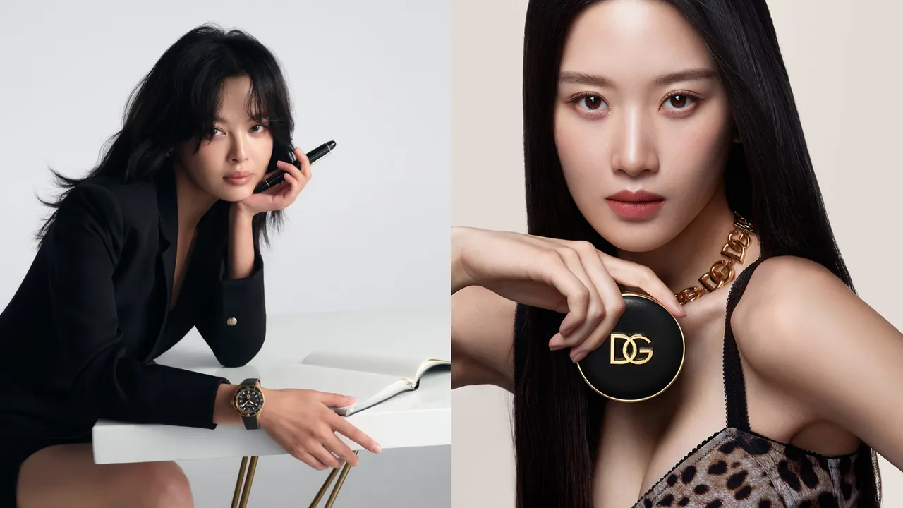 辛芷蕾（左圖）成為萬寶龍全球品牌大使；文佳煐（右圖）也在近日宣布擔任Dolce & Gabbana Beauty全球品牌大使。品牌提供
