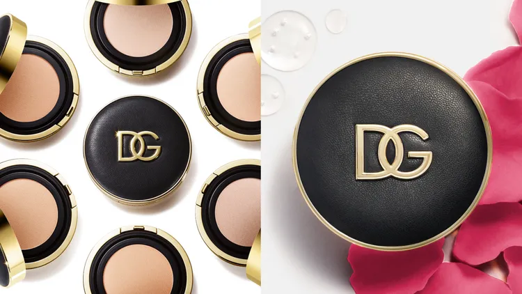Dolce & Gabbana天生美膚玫瑰水光氣墊粉2500元、蕊芯1750元。品牌提供