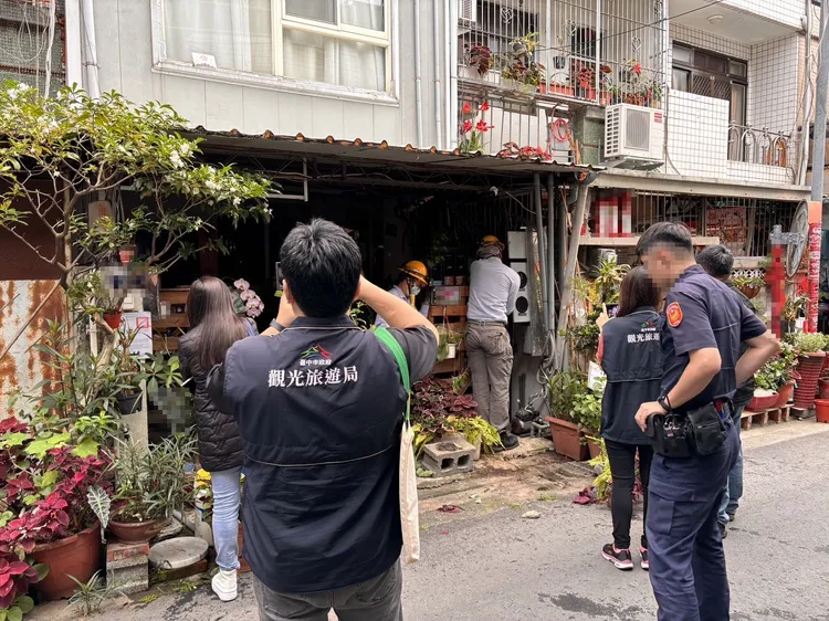 台中市府至潭子區非法日租套房進行斷水斷水處分。 取自中市觀旅局官網