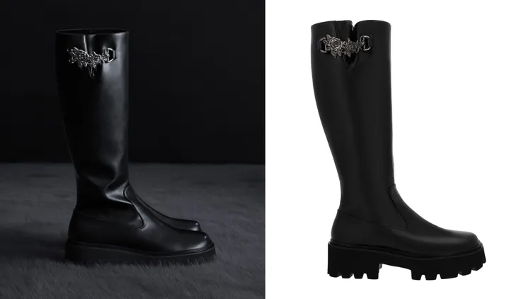 Imogen玫瑰厚底長靴，3590元。品牌提供