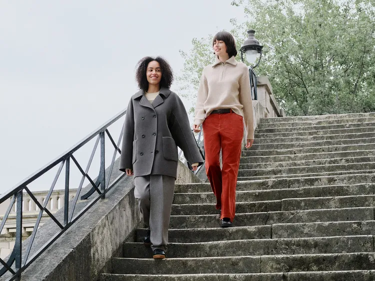 聯名系列將運動休閒融入法式時裝美學。品牌提供