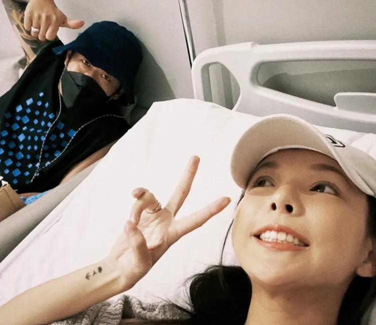 健志陪老婆Mia產檢。翻攝Mia IG