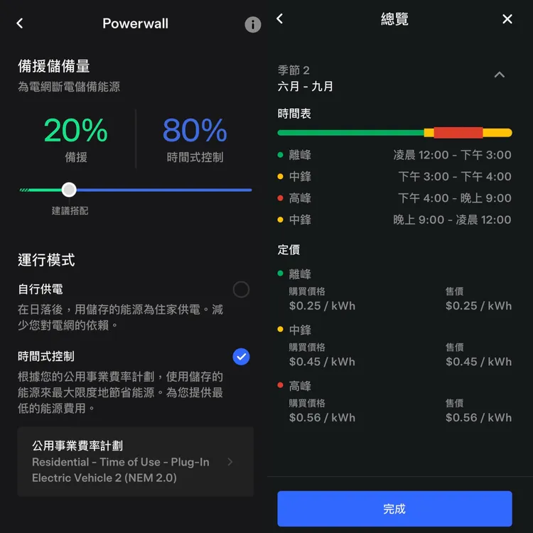 翻攝自Tesla APP