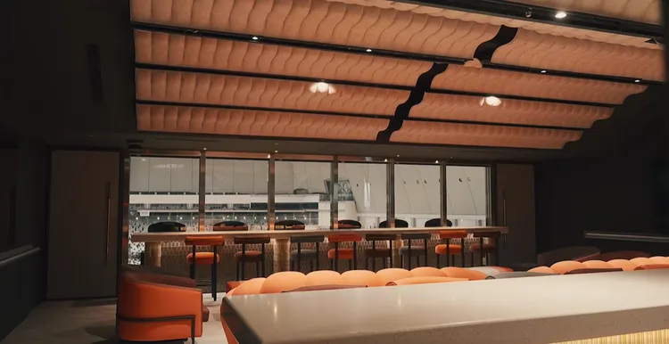 台北大巨蛋有15間奢華包廂從未開放，遭質疑淪為遠雄私人招待所。翻攝台北大巨蛋粉專