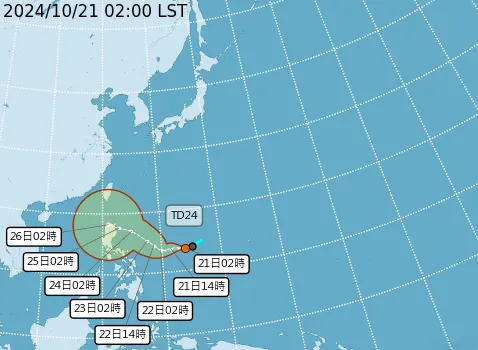 準颱風「潭美」最快今下午生成!5縣市大雨開炸