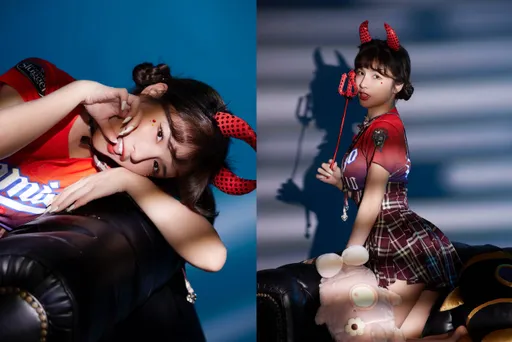 林岱萦迎万圣节变身「小恶魔」 粉丝冻未条:想被咬一口