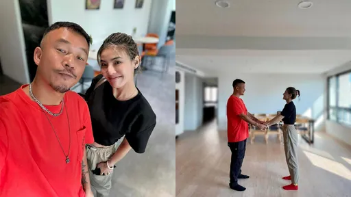 阿Ben徐小可買下「台中白宮」 牽手擁抱開箱新家