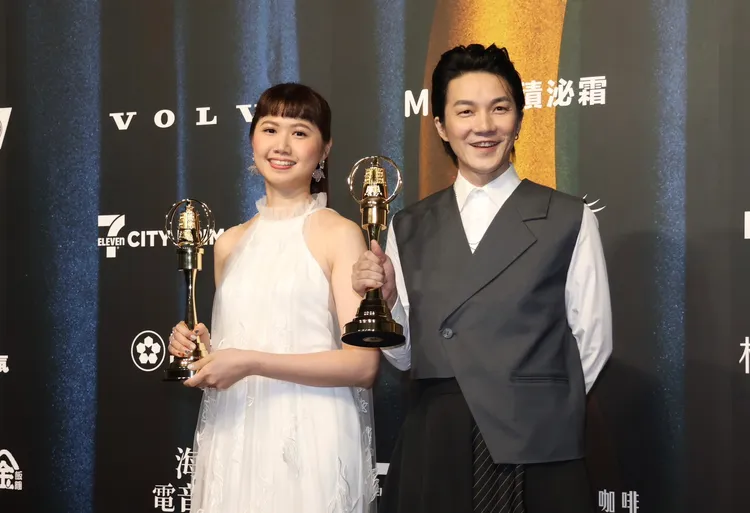 陳韻如（左）和彭浩秦獲兒童少年節目主持人。莊宗達攝