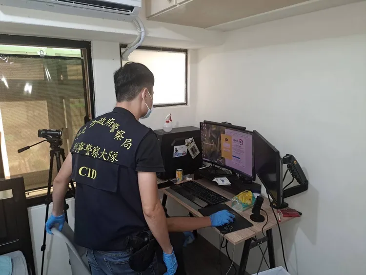 警方前往蒐證。警方提供