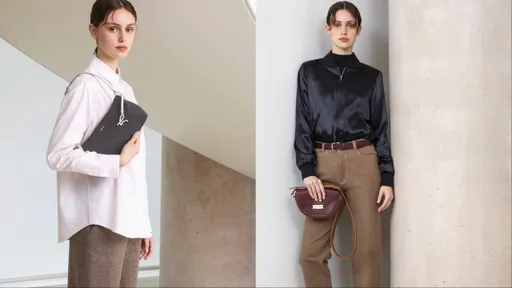 agnès b.披上秋日自然色 彎月包、流蘇包一背好溫柔