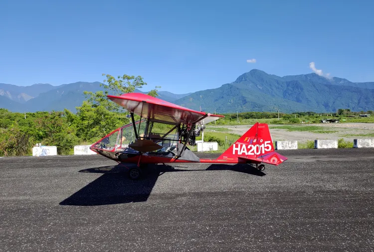 目前超輕型載具在國內仍定位為休閒活動使用。民航局提供