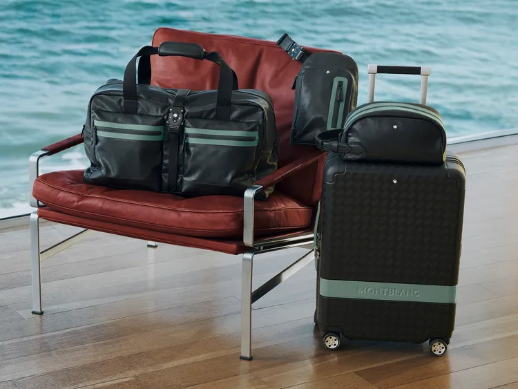 萬寶龍推出與席丹合作的奢華旅行皮件系列。品牌提供