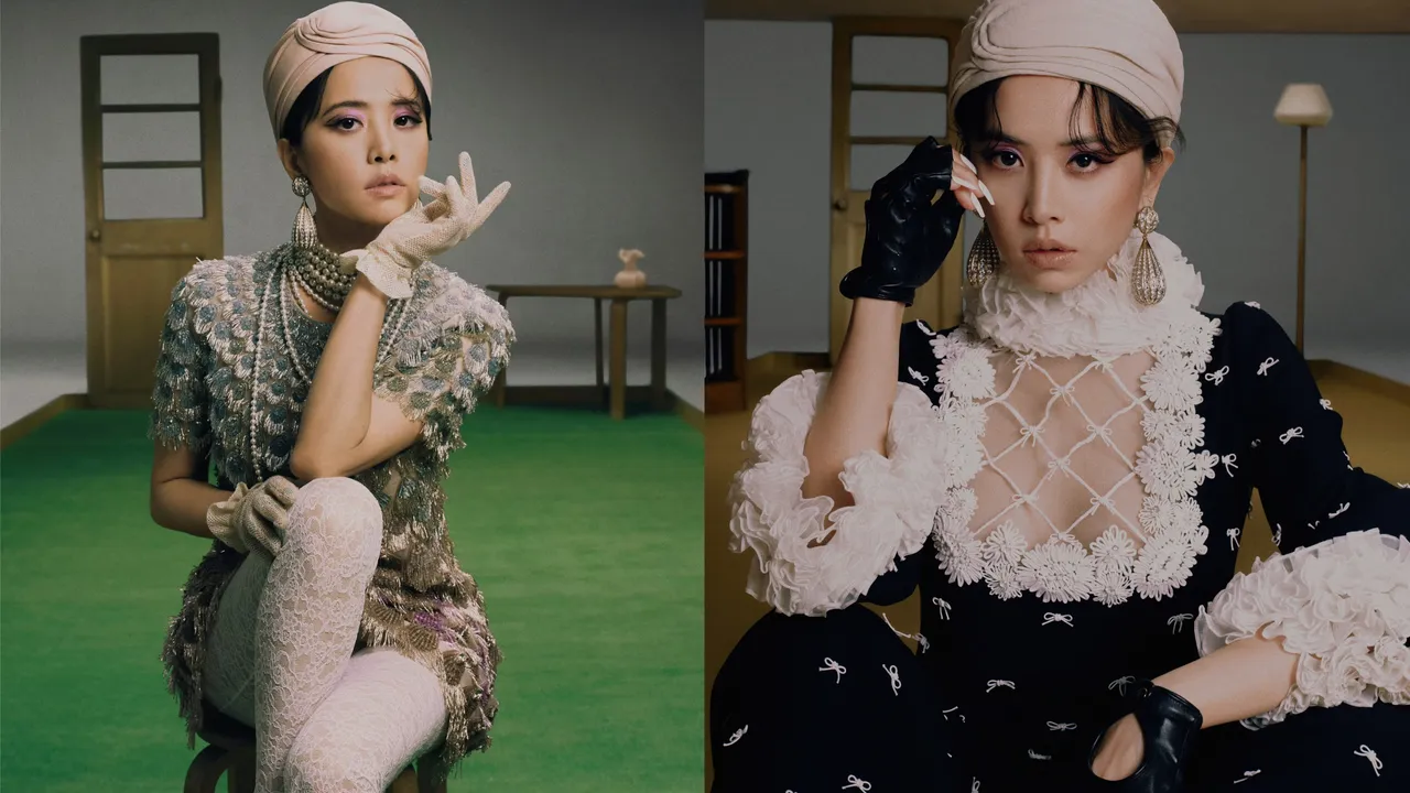 蔡依林穿著VALENTINO拍攝《嘉人》封面。品牌提供