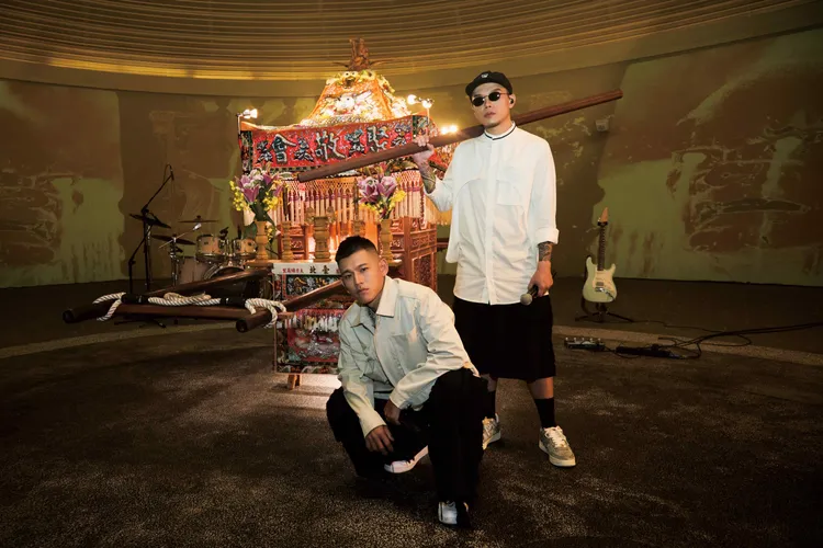 媽祖神轎入鏡。宇宙信號提供