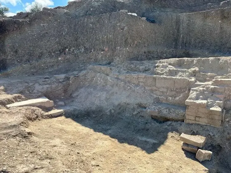 新發現的浴場佔地約242坪。翻攝Facebook/ Regione Siciliana  