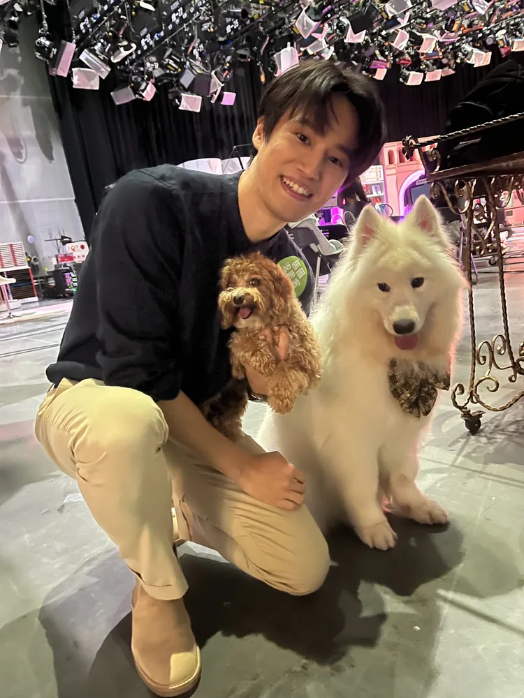 徐新洋飼養毛小孩Peanut。艾迪昇傳播提供