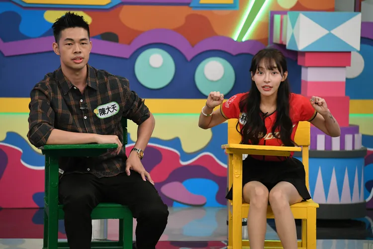 林襄在《天才衝衝衝》表現優異。華視提供