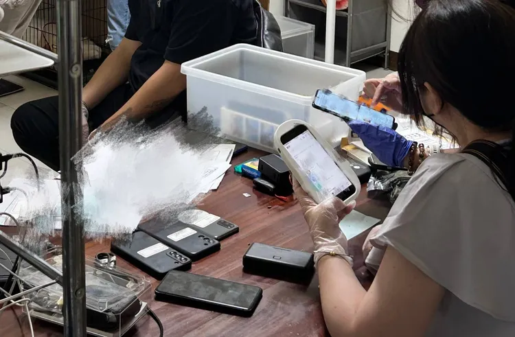 警方在林男電腦中查獲大量偷拍片。警方提供