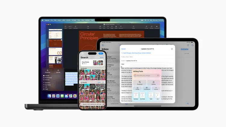 Apple帶來iOS 18.1、iPadOS 18.1和macOS Sequoia 15.1更新，加入Apple Intelligence功能。Apple提供