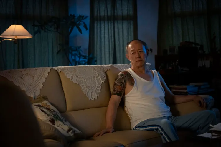 金士傑戲裡刺青藏溫情寓意。果陀娛樂提供