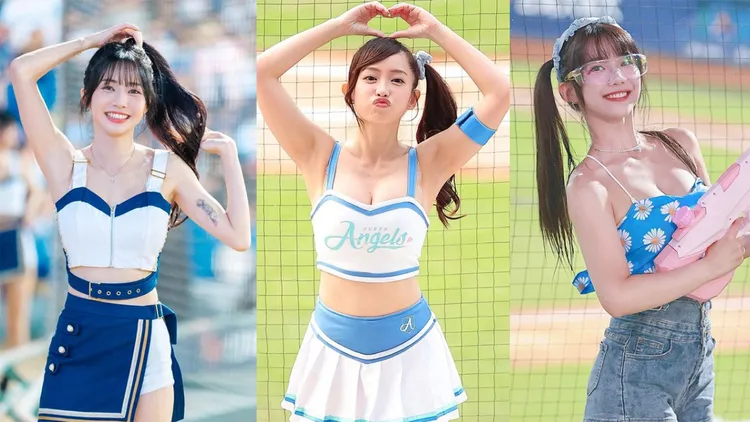 Fubon Angels慈妹（左起）、丹丹、奶昔。翻攝自慈妹、丹丹、奶昔IG