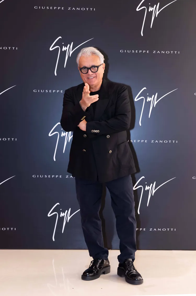 設計師Giuseppe Zanotti首度來台。品牌提供