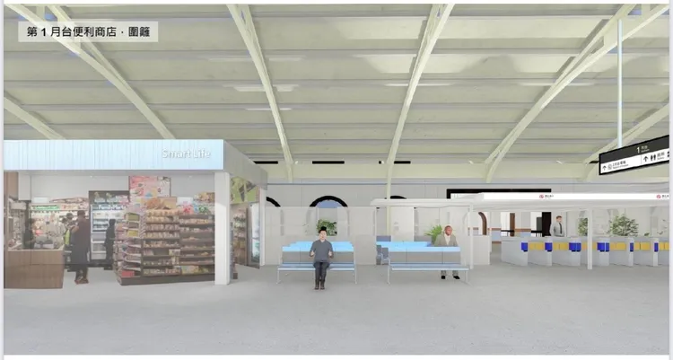 台南車站第一月台擴張網圍籬組裝與架設將於年底完成。台鐵提供