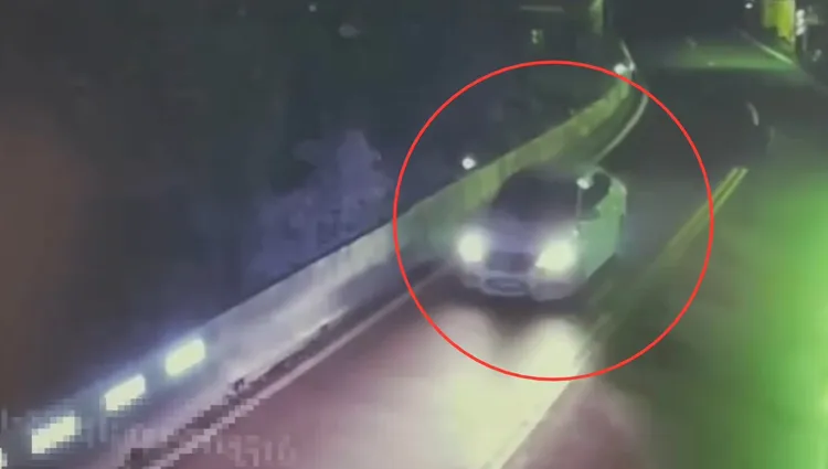 凃姓少年被王嫌等3人控制在車上，押往偏僻的山區毆打教訓。番社畫面