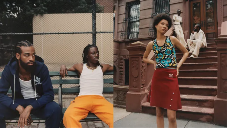 聯名服裝向嘻哈文化根源致敬。品牌提供
