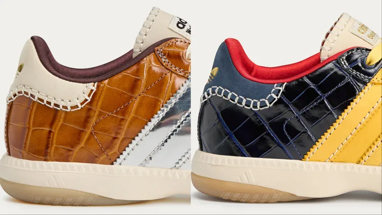 鞋款運用異材質拼接提升精緻細節。品牌提供