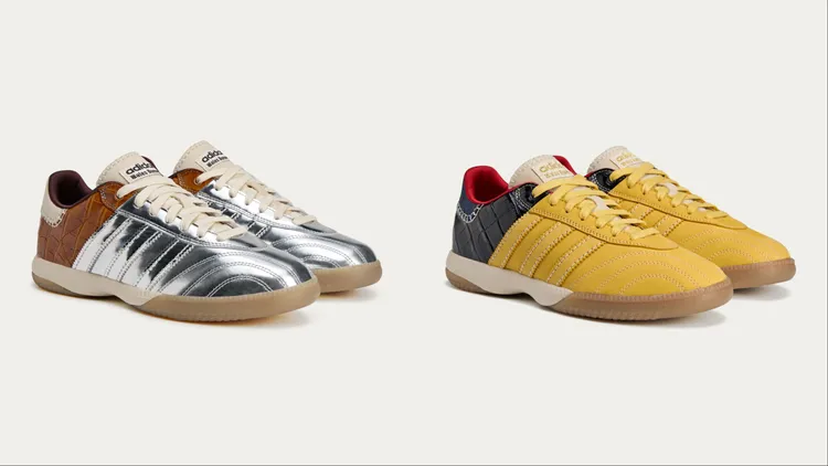 adidas Originals Wales Bonner SAMBA METALUC（左）、SAMBA SUEDE（右），各7800元。品牌提供