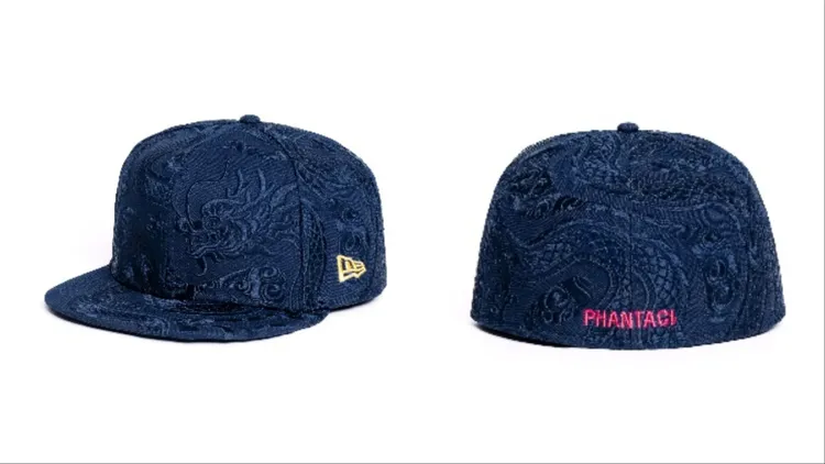 NEW ERA X PHANTACi聯名龍紋帽海邊藍（NEW ERA獨賣），2280元。品牌提供