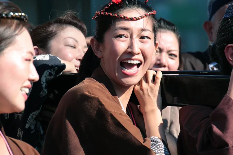 森下今年8月參加慶典活動。翻攝自森下千里X