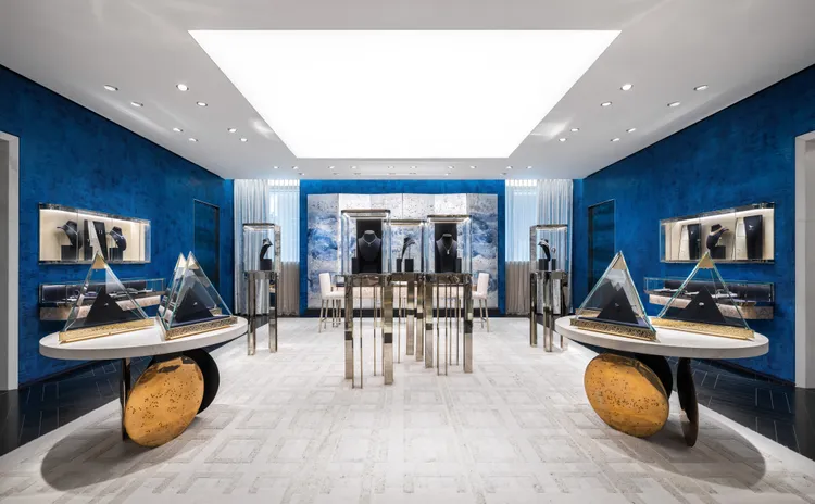 二樓空間則有全台首次設立的頂級珠寶沙龍。品牌提供