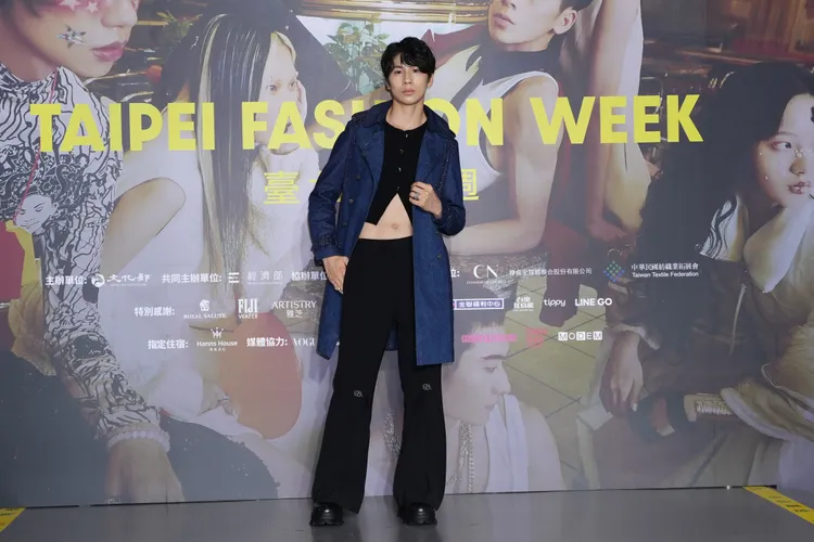 奧運拳擊選手林郁婷擔任台北時裝週主視覺主角。彭欣偉攝