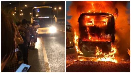 國道客運火燒車 讓她想起恐怖經歷「想出去卻出不去」