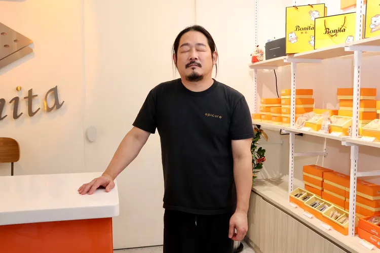 金度潤表示參加《黑白大廚》後知名度大漲，想成立的韓式料理研究機構應該可以提早開張（場地提供：甜堂）。莊宗達攝