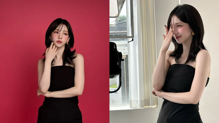 aespa Karina演繹貓咪鎖骨髮。翻攝katarinabluu IG